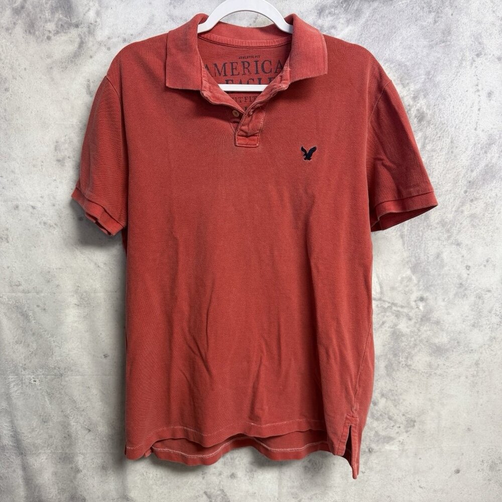 American Eagle Outfitters Polo Shirt Mens Large 22.5x27 Athletic Fit
